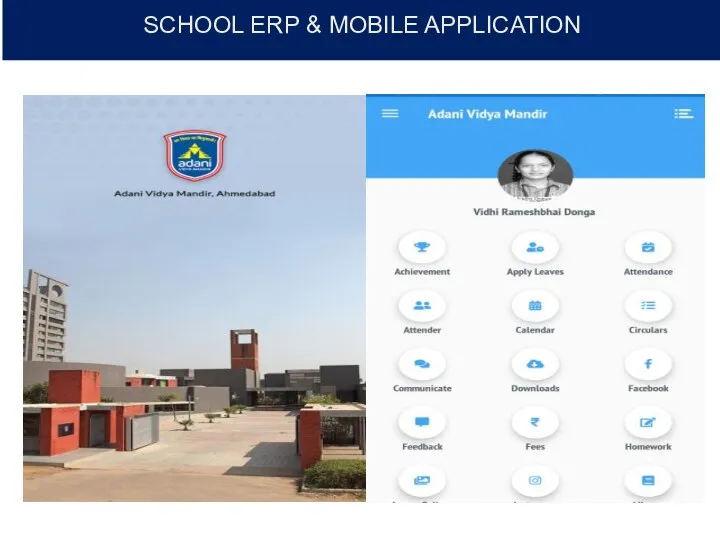 SCHOOL ERP & MOBILE APPLICATION