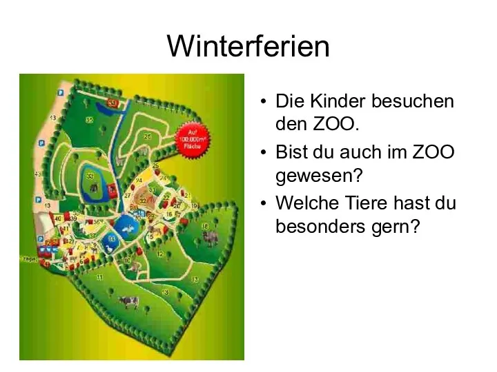 Winterferien Die Kinder besuchen den ZOO. Bist du auch im ZOO gewesen?