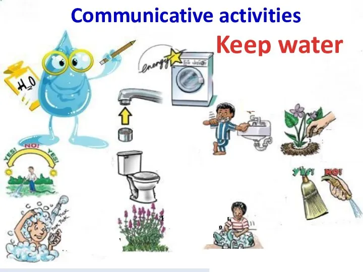 Keep water Communicative activities