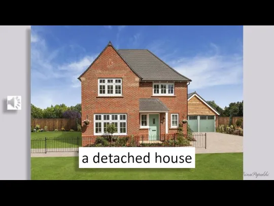 a detached house