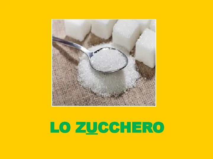 LO ZUCCHERO