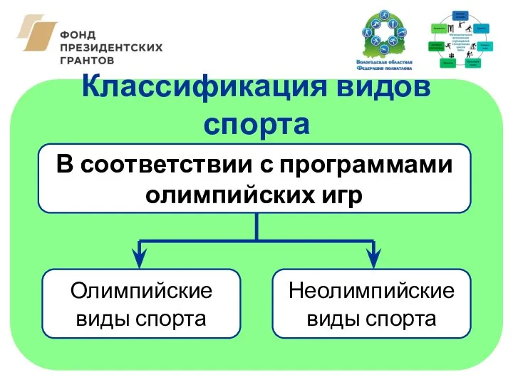 Классификация видов спорта