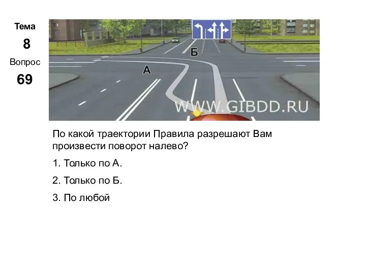 Тема 8 Вопрос 69 Метар. Панченко По какой траектории Правила разрешают Вам