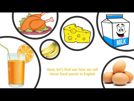 Now, let’s find out how we call these food words in English