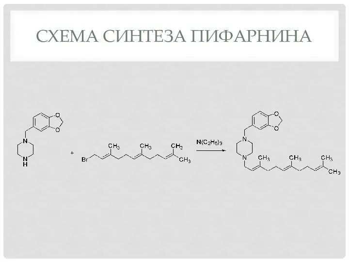 СХЕМА СИНТЕЗА ПИФАРНИНА