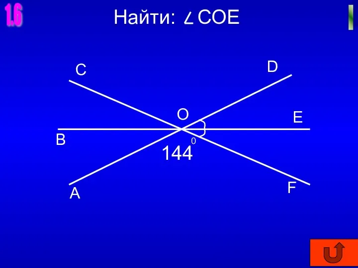 1.6 I I Найти: СОЕ А B C D E F O