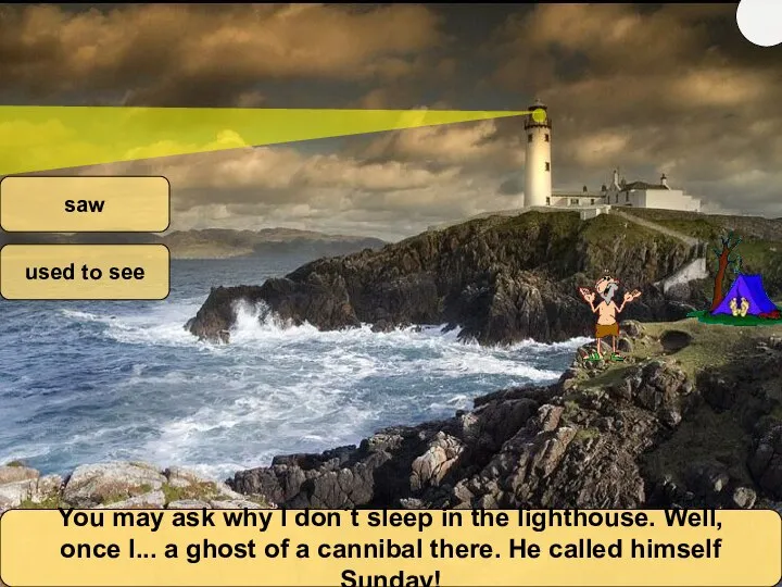 You may ask why I don´t sleep in the lighthouse. Well, once