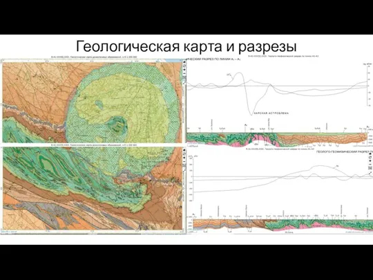 Геологическая карта и разрезы