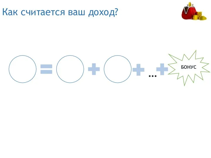 Как считается ваш доход? БОНУС …