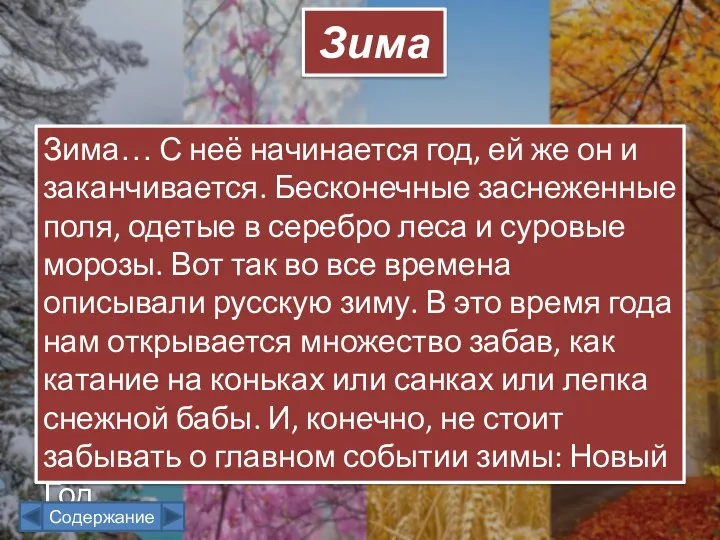 Зима… С неё начинается год, ей же он и заканчивается. Бесконечные заснеженные