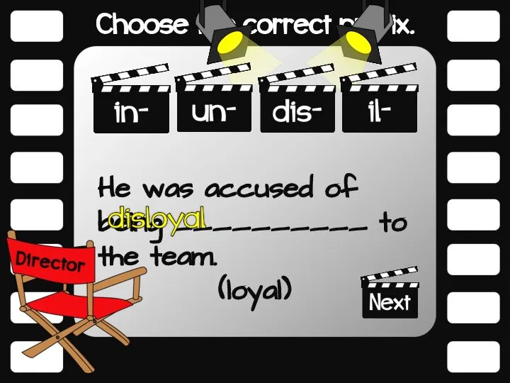 He was accused of being __________ to the team. (loyal)