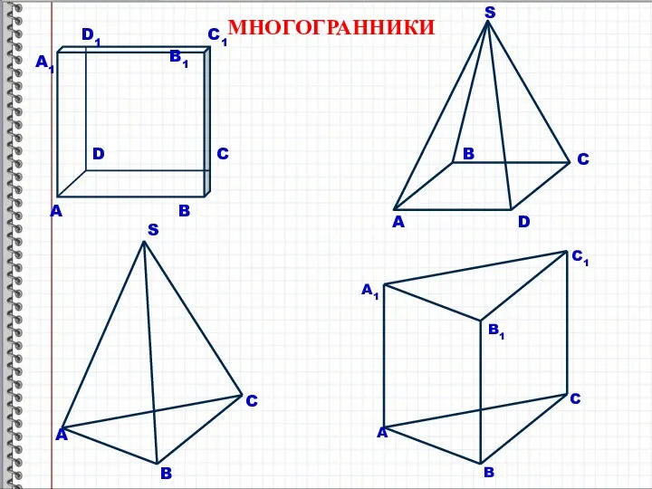 МНОГОГРАННИКИ