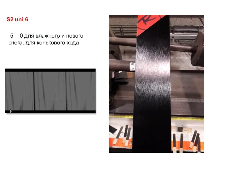 S2 uni 6 -5 – 0 для влажного и нового снега, для конькового хода.