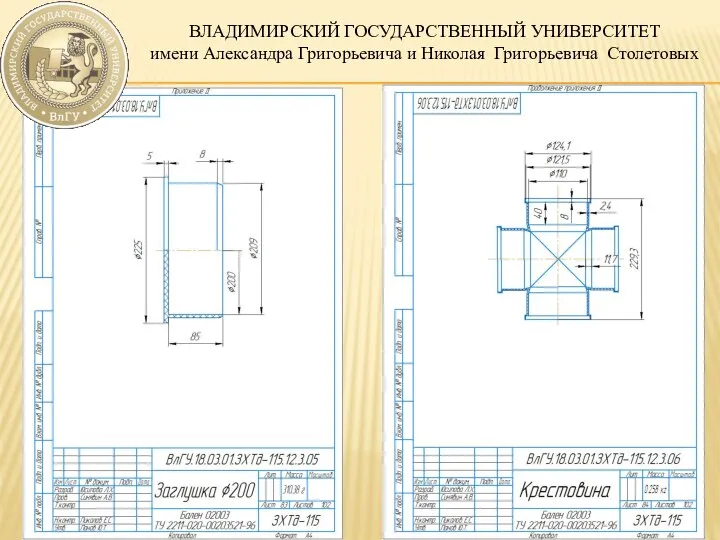 ВЛАДИМИРСКИЙ ГОСУДАРСТВЕННЫЙ УНИВЕРСИТЕТ имени Александра Григорьевича и Николая Григорьевича Столетовых