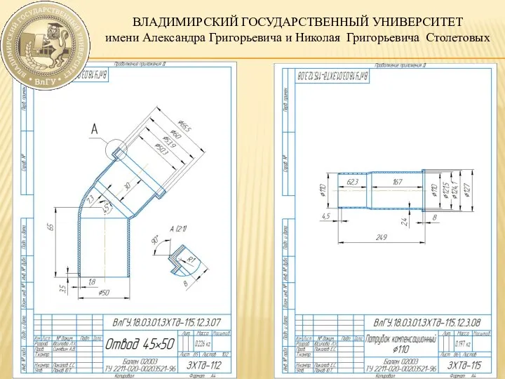 ВЛАДИМИРСКИЙ ГОСУДАРСТВЕННЫЙ УНИВЕРСИТЕТ имени Александра Григорьевича и Николая Григорьевича Столетовых