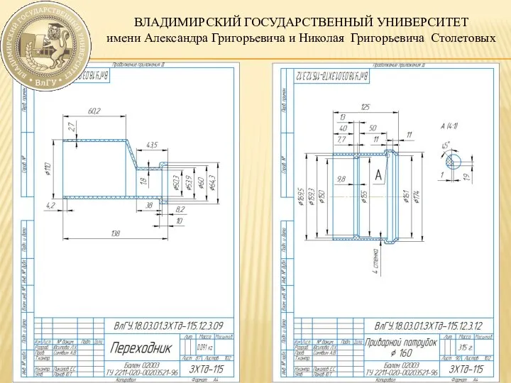 ВЛАДИМИРСКИЙ ГОСУДАРСТВЕННЫЙ УНИВЕРСИТЕТ имени Александра Григорьевича и Николая Григорьевича Столетовых