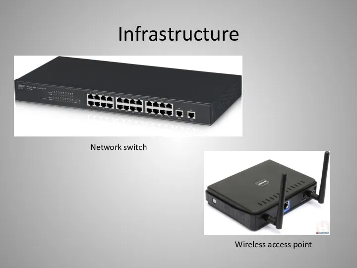 Infrastructure Network switch Wireless access point