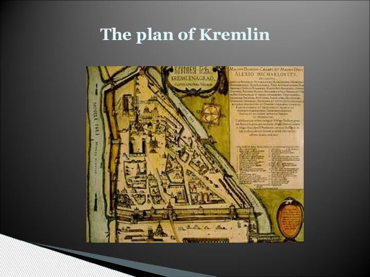 The plan of Kremlin