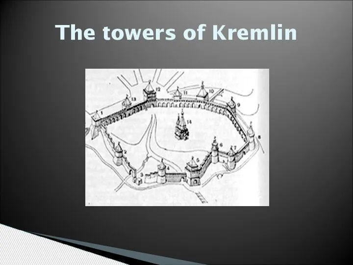 The towers of Kremlin