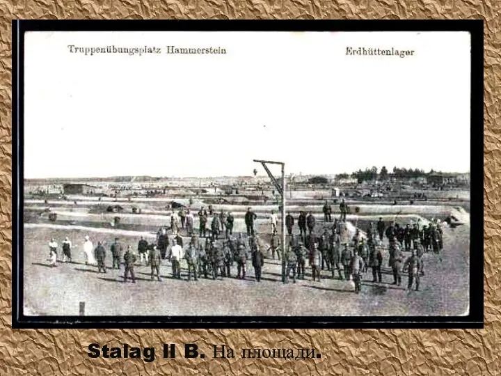 Stalag II B. На площади.