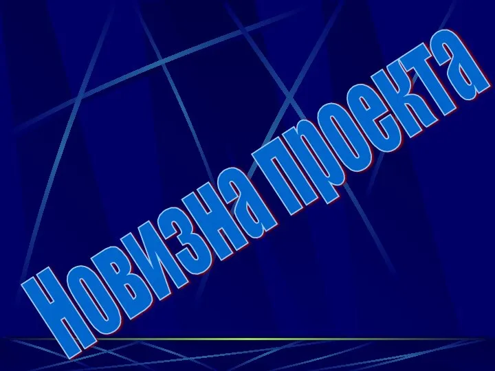 Новизна проекта