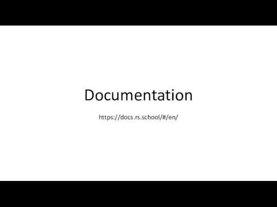 Documentation https://docs.rs.school/#/en/