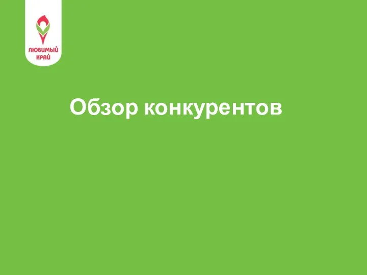 Обзор конкурентов