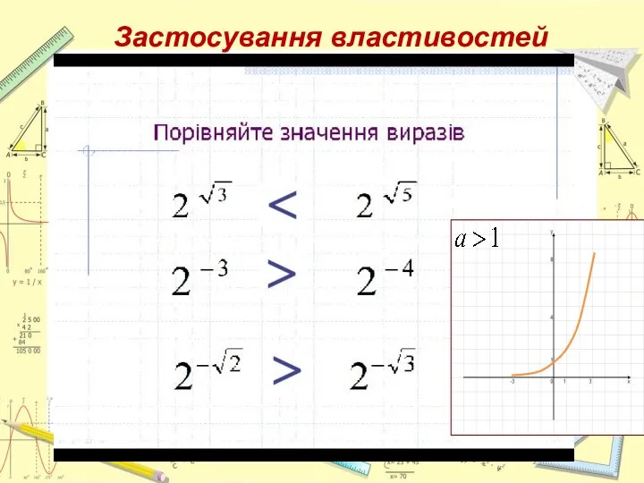 Застосування властивостей