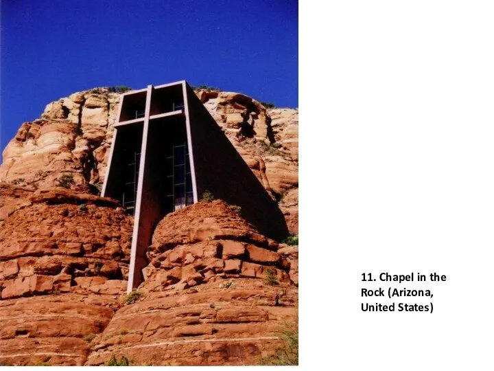 11. Chapel in the Rock (Arizona, United States)