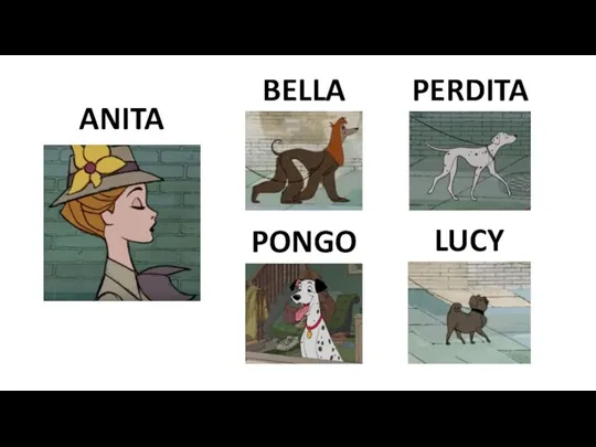 ANITA BELLA LUCY PONGO PERDITA