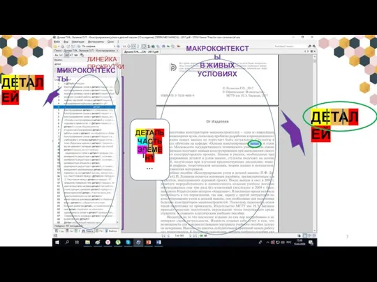 ДЕТАЛЕЙ ДЕТАЛЕЙ ЛИНЕЙКА ПРОКРУТКИ МИКРОКОНТЕКСТЫ МАКРОКОНТЕКСТЫ В ЖИВЫХ УСЛОВИЯХ ДЕТАЛЬ ЧАСТЬ ЭЛЕМЕНТ …