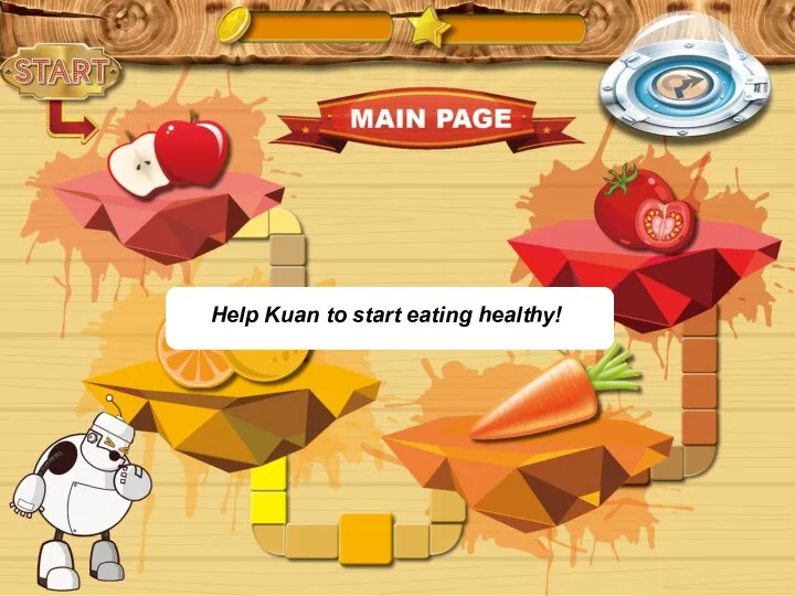 Help Kuan to start eating healthy!