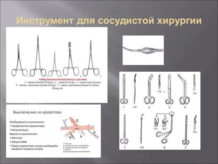 Инструмент для сосудистой хирургии