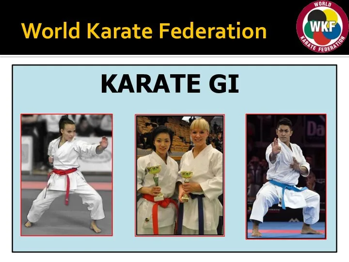 World Karate Federation KARATE GI