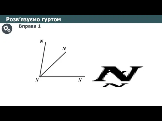 Розв’язуємо гуртом Вправа 1