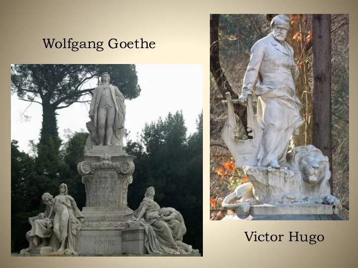 Wolfgang Goethe Victor Hugo