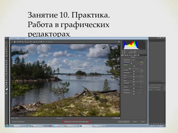 Занятие 10. Практика. Работа в графических редакторах.