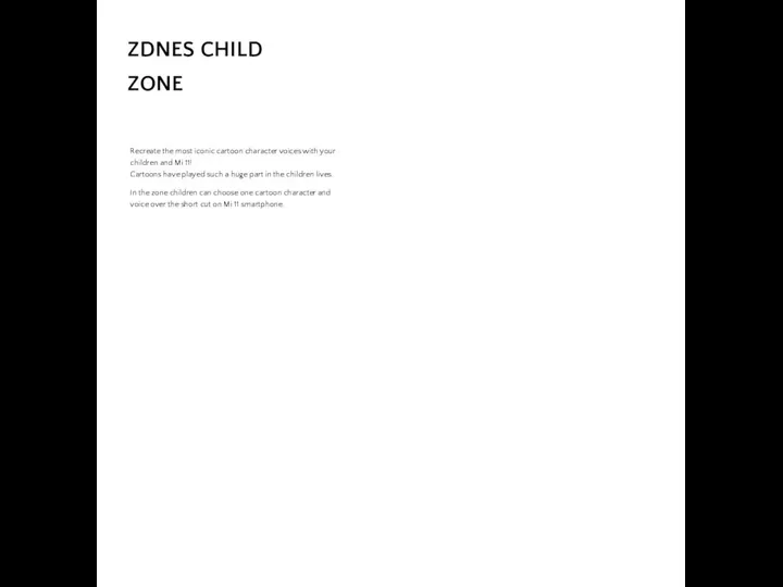 ZDNES CHILD ZONE Recreate the most iconic cartoon character voices with your