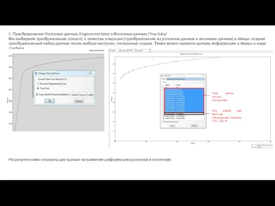 5. Преобразование Условных данных /Engineerind Data/ в Истинные данные /True Data/ Мы