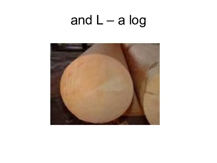 and L – a log