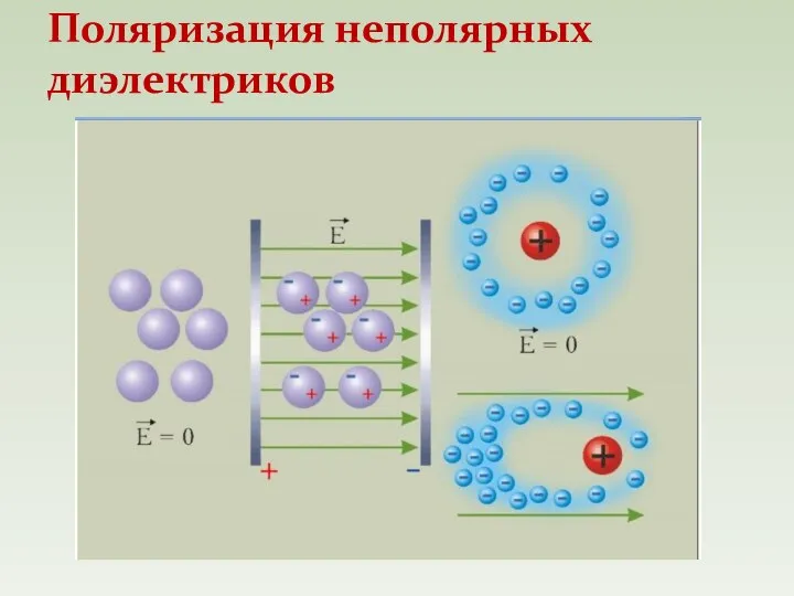 Поляризация неполярных диэлектриков