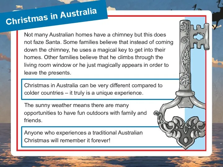 Christmas in Australia Anyone who experiences a traditional Australian Christmas will remember