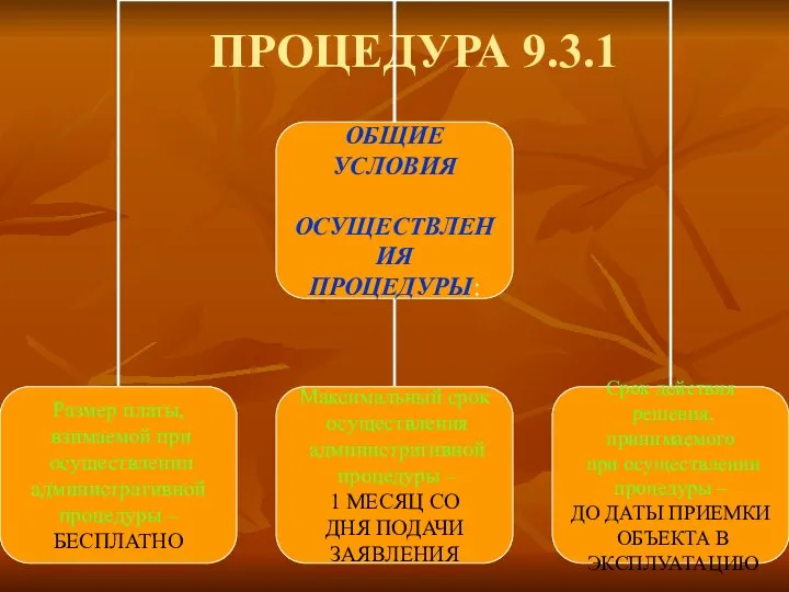 ПРОЦЕДУРА 9.3.1