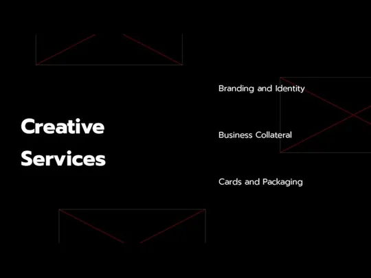 Creative Services Branding and Identity Business Collateral Cards and Packaging