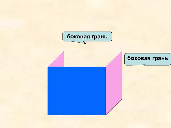 боковая грань боковая грань