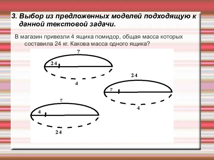 3. Выбор из предложенных моделей подходящую к данной текстовой задачи. В магазин