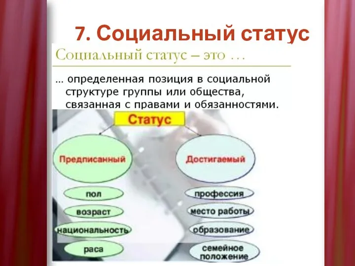 7. Социальный статус