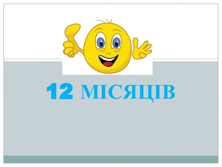 12 МІСЯЦІВ