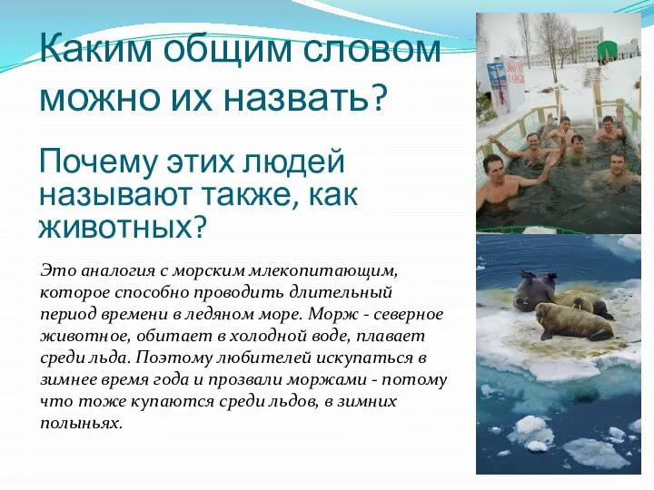 Каким общим словом можно их назвать? Почему этих людей называют также, как