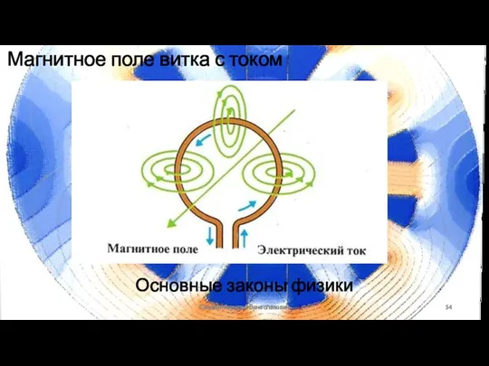 Основные законы физики Сизякин Алексей Вячеславович Магнитное поле витка с током